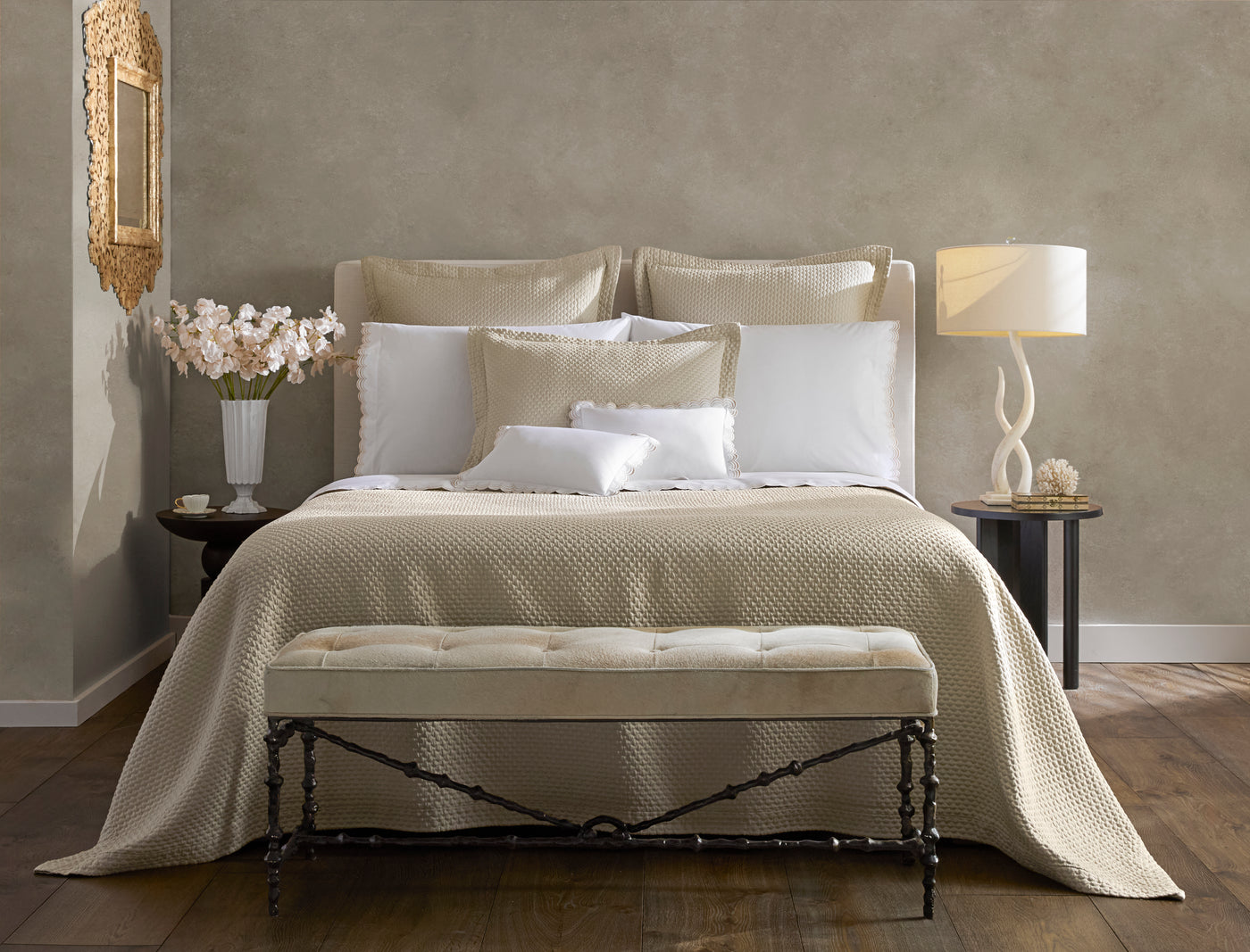 Perla Coverlet | Matouk at Fig Linens and Home