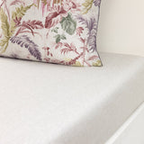 Fitted Sheet on Bed - Yves Delorme Fresque Bedding Organic Cotton at Fig Linens and Home