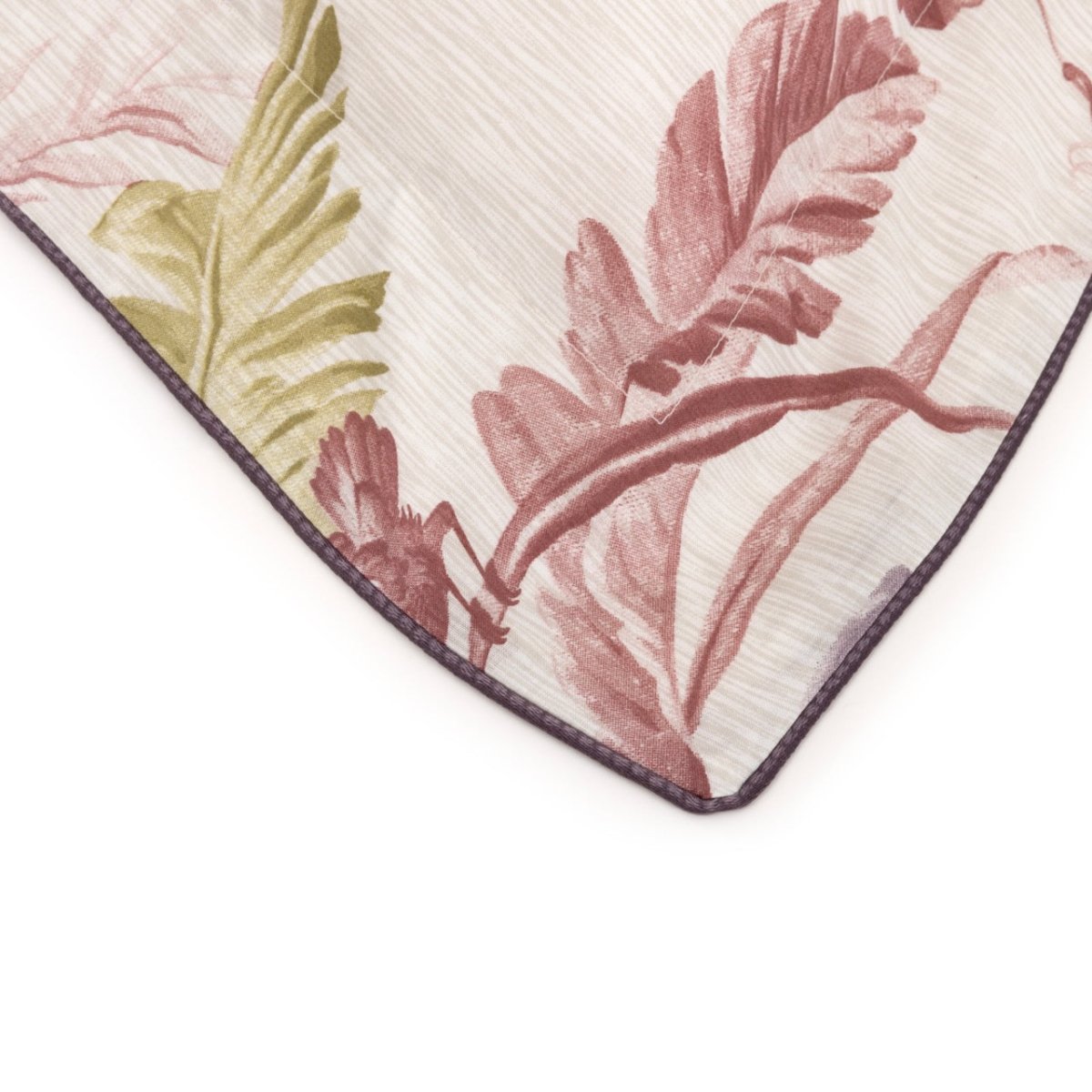 Pillow Sham Corner detail - Yves Delorme Fresque Bedding Organic Cotton at Fig Linens and Home