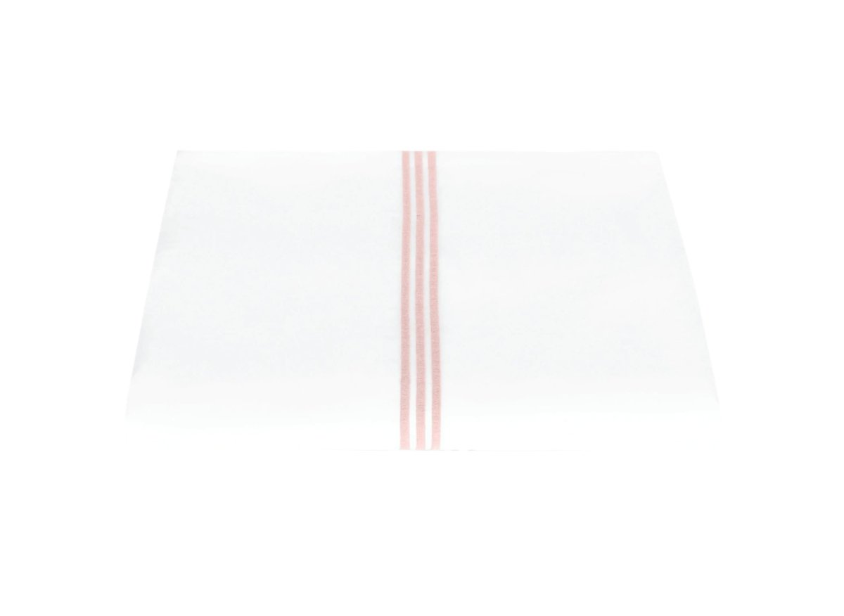 Matouk Bel Tempo King Duvet Cover 108 x 96, 3" flange Blush