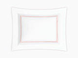 Matouk Bel Tempo Standard Sham 21 x 27, 3" flange Blush