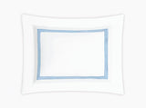 Matouk Bel Tempo Standard Sham 21 x 27, 3" flange Ocean