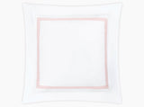 Matouk Bel Tempo Euro Sham 27 x 27, 3" flange Blush