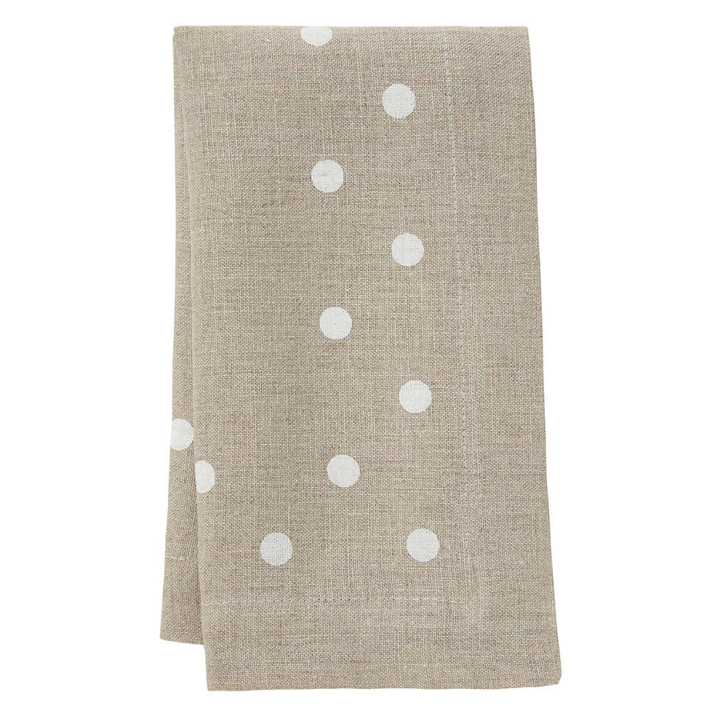 Belle Beige & White Napkin | Mode Living at Fig Linens and Home