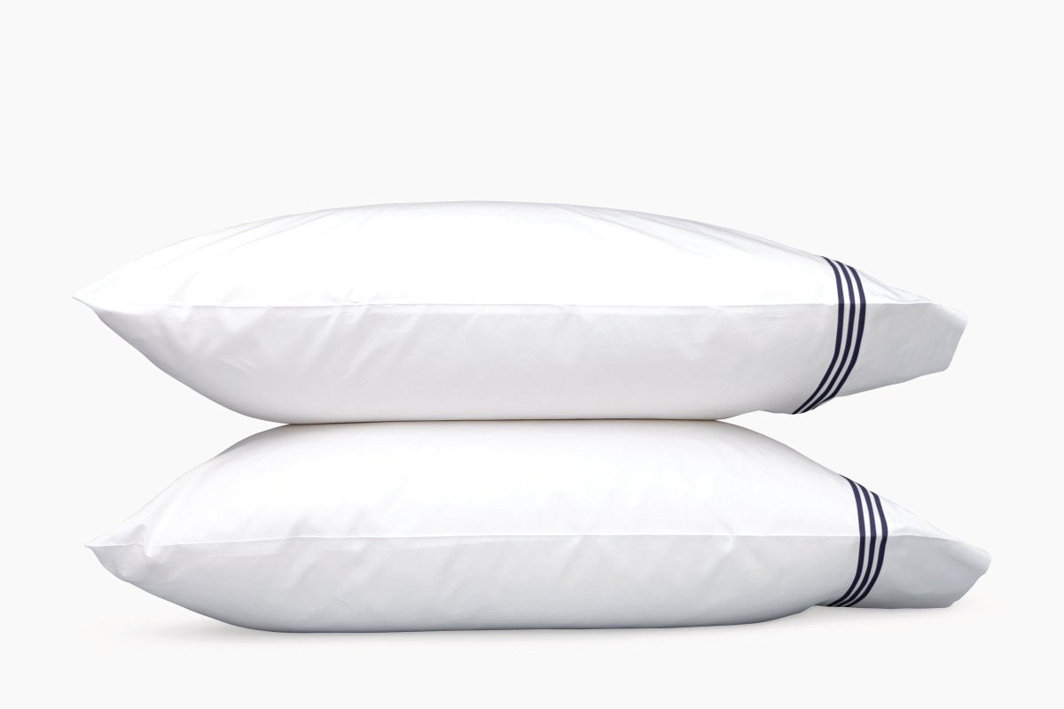 Matouk Bel Tempo King Case - Pair 21 x 40 Navy