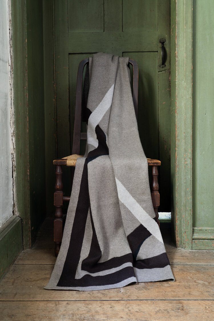 Binding Natural Cashmere Blankets by Saved NY | Fig Linens