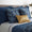 Blossom Decorative Pillows Blue by Ann Gish at Fig Linens and Home