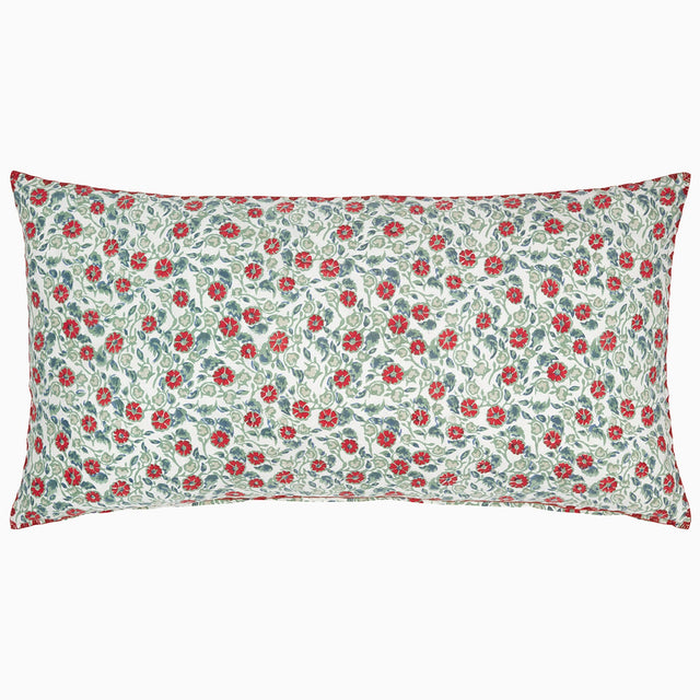 Ipsita Coral Bolster by John Robshaw at Fig Linens and Home - 1