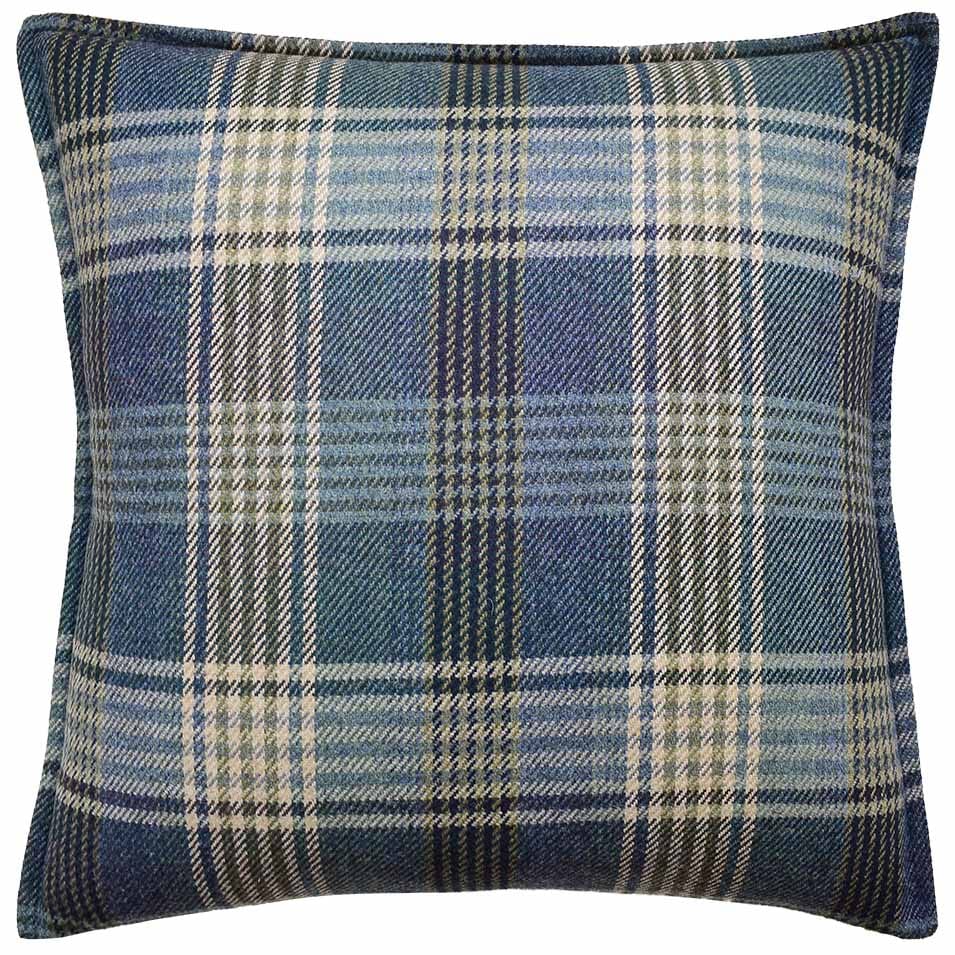 Braemar Blue - Throw Pillow by Ryan Studio available at Fig Linens and Home - Lee Jofa