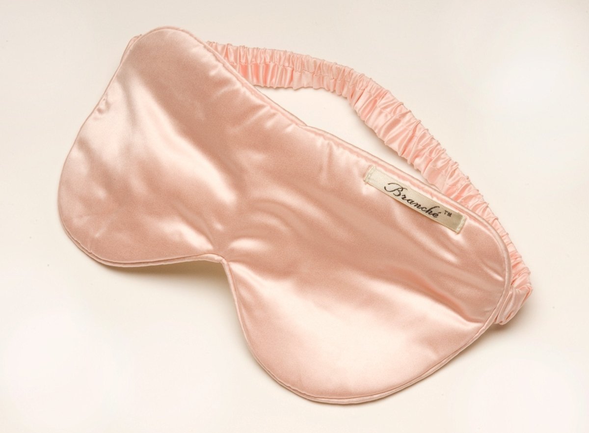 Branché Belle De Nuit Silk Eye Masks | Fig Linens blush