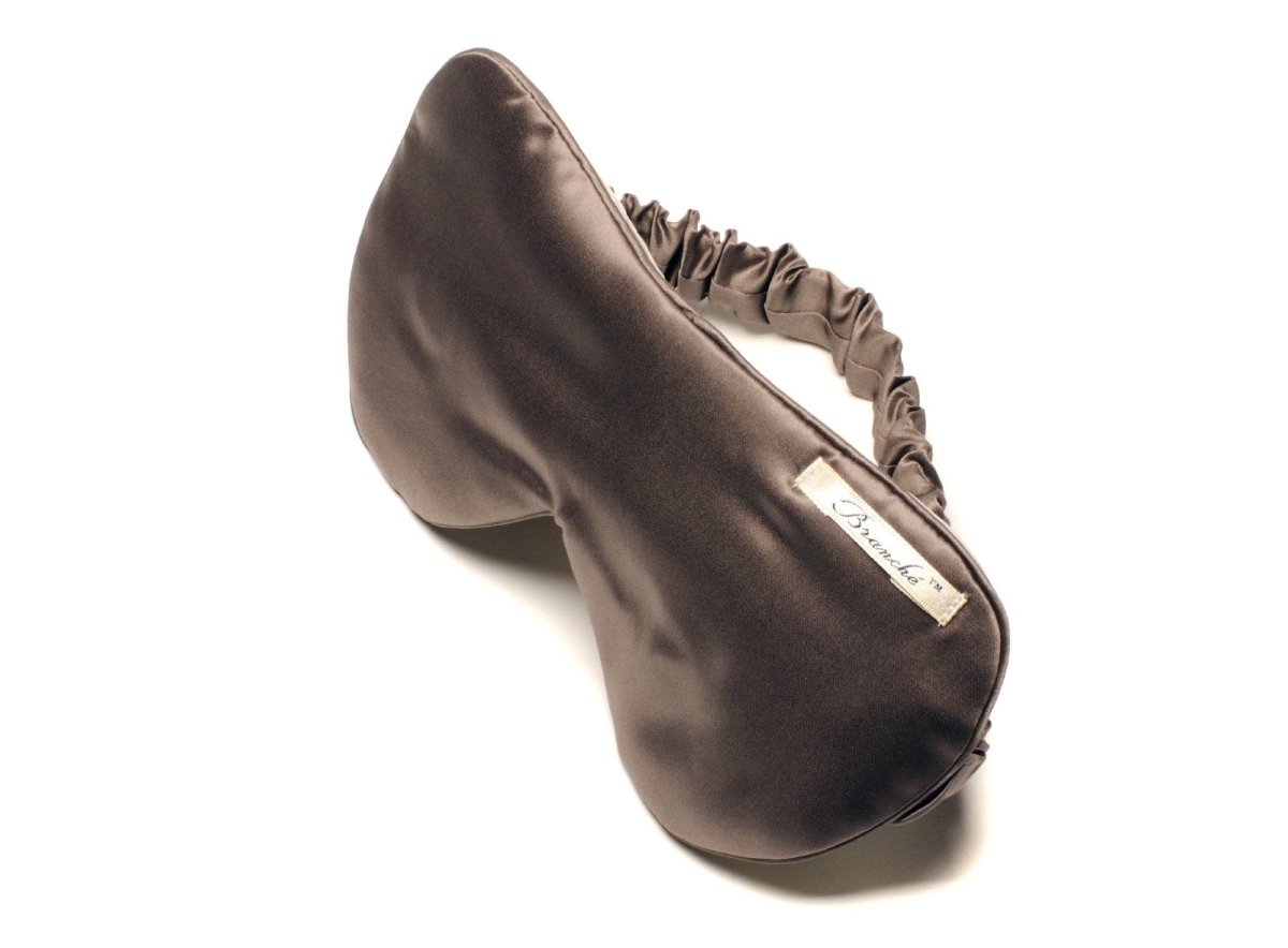 Branché Belle De Nuit Silk Eye Masks | Fig Linens brown