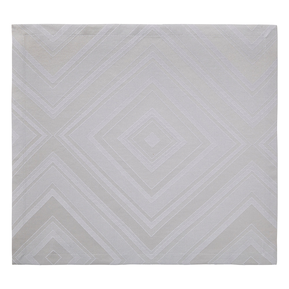 Brussels Patterned Gray Napkin Detail 3 | Mode Living at Fig Linens and Home