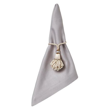 Brussels Solid Gray Napkin | Mode Living at Fig Linens and Home