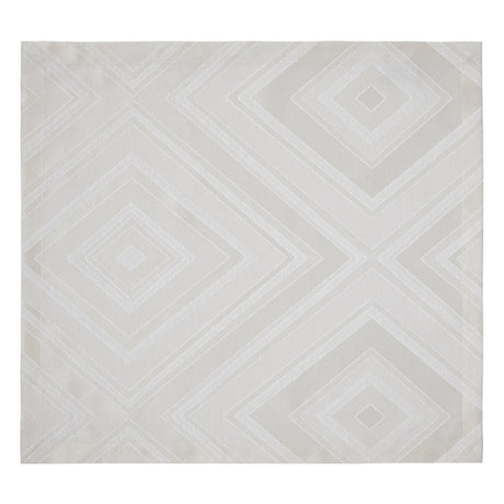 Brussels Patterned Taupe Napkin Detail 3 | Mode Living at Fig Linens and Home