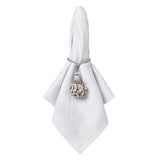 Brussels Patterned White Napkin Lifestyle | Mode Living at Fig Linens and Home