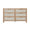 Carla Cerused Oak and Cane Dresser by Worlds Away | Chest of Drawers Front View