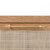 Carla Cerused Oak and Cane Dresser by Worlds Away | Chest of Drawers Detail of Handles View