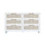 Carla White and Cane Dresser by Worlds Away - Front View of Drawers