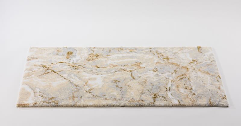 Front Castello 20x31 Ecru 101 Bath Rug by Abyss at Fig Linens and Home