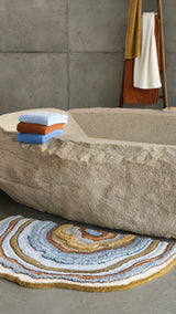 Abyss Habidecor Celora Bath Rug 33X57 in Powder Blue 330 at Fig Linens and Home - View 8