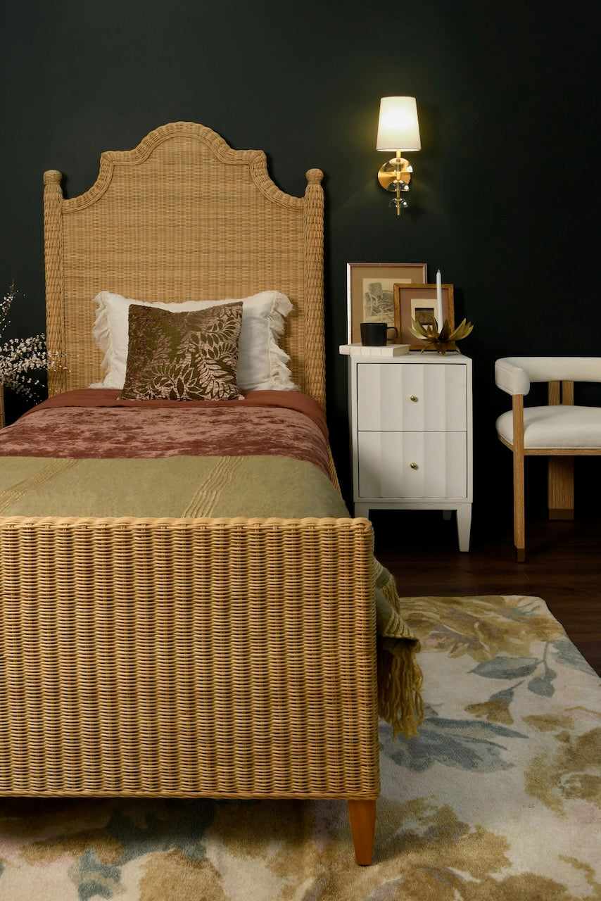 Chamberlain Twin Bed Frame by Worlds Away