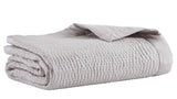 Lucy Pick Stitch Silk Coverlet by Orchids Lux Home at Fig Linens and Home