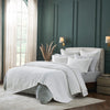 Portico Cotton Quilted Coverlet by Orchids Lux Home - White King Quilt at Fig Linens and Home
