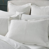 Portico Cotton Quilted Coverlet by Orchids Lux Home - White King Quilt at Fig Linens and Home 4