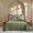 Portico Cotton Quilted Coverlet by Orchids Lux Home - Olive King Quilt at Fig Linens and Home
