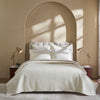 Portico Cotton Quilted Coverlet by Orchids Lux Home - Natural King Quilt at Fig Linens and Home
