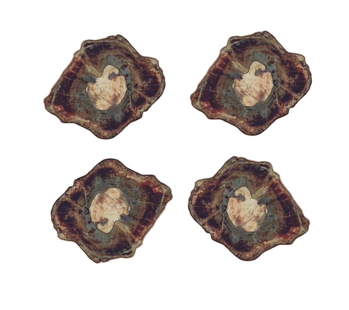 Kim Seybert Fossil Drink Coasters
