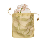 Kim Seybert Orchid Coasters in Multi, Set of 4 in a Gift Bag by Kim Seybert - Multi 5.5"L x 5.5"W x 0.25"H at FIG LINENS AND HOME - 4