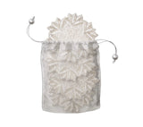 Winter Lace Silver/Crystal Coaster Detail 3 | Kim Seybert at Fig Linens and Home