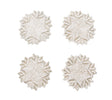 Winter Lace Silver/Crystal Coaster | Kim Seybert at Fig Linens and Home