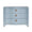 Cora Light Blue Chest - Worlds Away Dresser Front View
