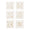 Gilded Breeze White/Gold/Silver Cocktail Napkin | Kim Seybert at Fig Linens and Home