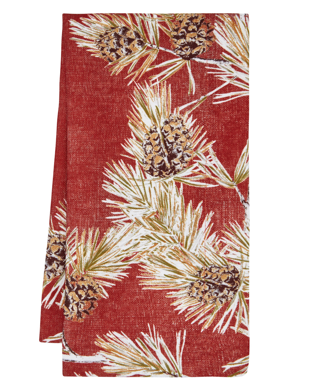 Cambridge Burnt Orange Napkin Detail 4 | Mode Living at Fig Linens and Home