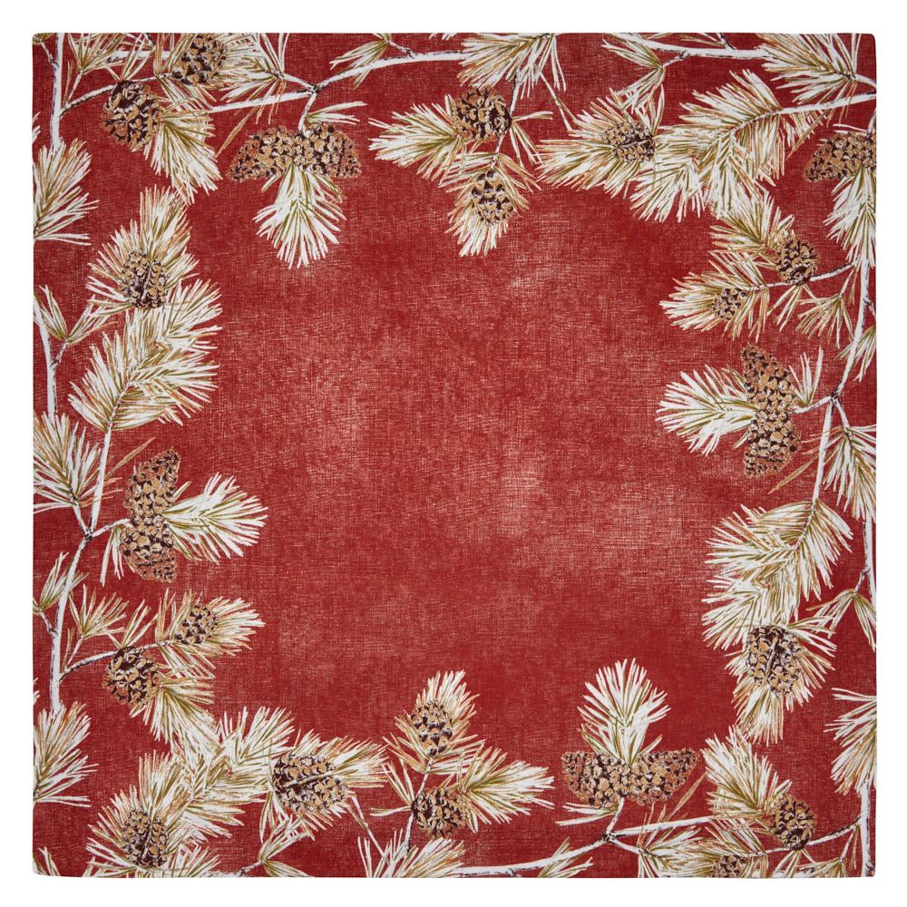 Cambridge Burnt Orange Napkin Detail 5 | Mode Living at Fig Linens and Home
