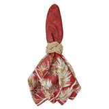 Cambridge Burnt Orange Napkin | Mode Living at Fig Linens and Home