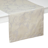 Carrera Taupe Table Runner | Mode Living at Fig Linens and Home