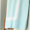 Cashmere Throw - Alashan Homestead Throw - White and Opal Blanket at Fig Linens and Home