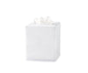 Matouk Tissue Cover - Chelsea White Tissue Box Cover at Fig Linens and Home