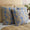Chrysanthemum Decorative Throw Pillows Blue by Ann Gish
