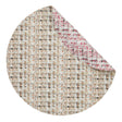 Coquette Natural & Magenta Placemat | Mode Living at Fig Linens and Home