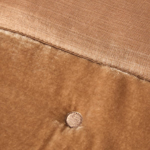 Silk Band Detail on Cocon Sienna Counterpane by Yves Delorme