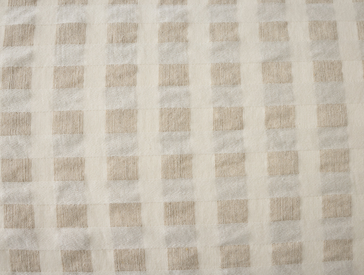 Fabric Weave Detail - Coyuchi Birch Undyed Organic Bedding at Fig Linens and Home