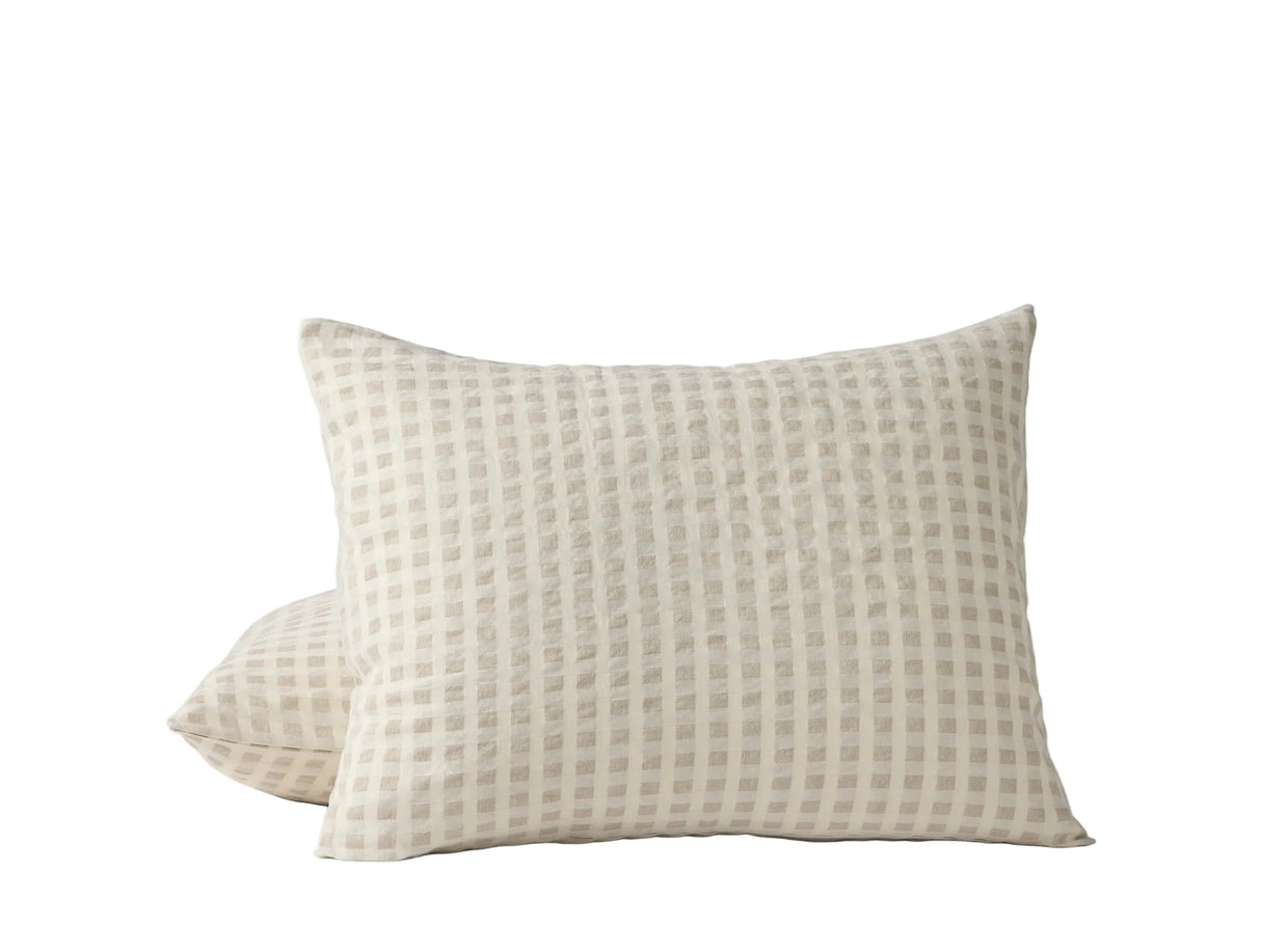 Standard Sham - Coyuchi Birch Undyed Organic Bedding at Fig Linens and Home