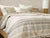 Coyuchi Organic Bedding - Lost Coast Organic Duvet in Soft White and Graphite Gray