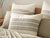 Coyuchi Organic Bedding - Lost Coast Pillow Shams - Soft white and graphite