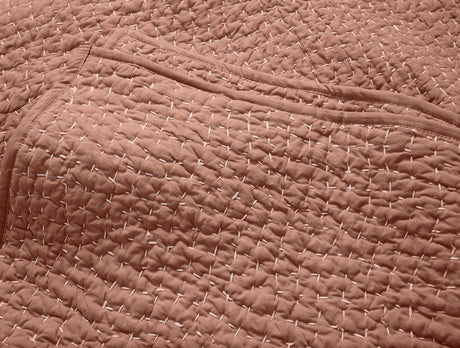Pebbled Handstitched Organic Blankets by Coyuchi